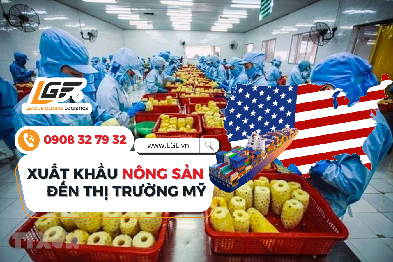Dịch vụ xuất khẩu nông sản đến thị trường Mỹ cần lưu ý những gì?