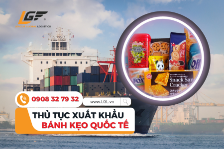 Thủ tục xuất khẩu bánh kẹo mới nhất